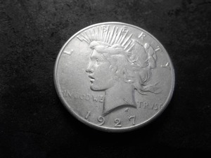 lot 47 image: 1927 S Peace Silver Dollar
