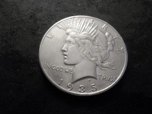 lot 49 image: 1935 S Peace Silver Dollar