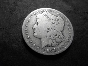lot 43 image: 1904 S Morgan Silver Dollar
