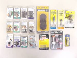 lot 47 image: Lot of NEW Dremel etc. Sanding, Polishing, Cutting, etc. Bits