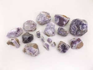 lot 14 image: Lot of Raw Amethyst Geode Specimens