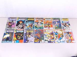 lot 27 image: Lot of Vintage Wolverine Comic Books #1 - #10 etc.