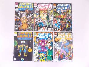 lot 29 image: Lot of Infinity Gauntlet #1 - #6 Comic Books