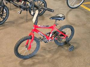 lot 445 image: Huffy Rock It 16 Boys Single-speed BMX Bike 10 Red Frame