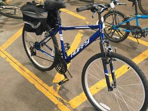 lot 451 image: Huffy Rock Creek 26 Mens Trail Bike 17 Blue Frame