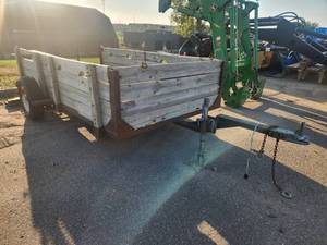 lot 431A image: 1990 HDME 10 Single Axle Utility Trailer