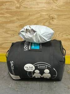 lot 19 image: LoveSac MovieSac with Cover