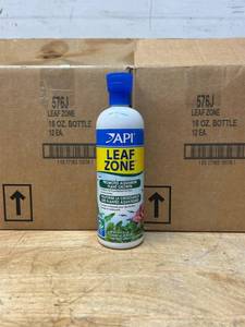 lot 39 image: API Leaf Zone Freshwater Aquarium Plant Fertilizer, 16 oz lot of 24 bottles