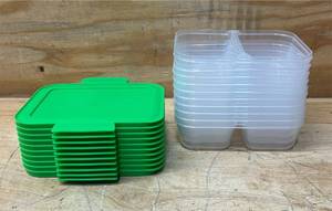 lot 43 image: SISTEMA 870ml Meal Prep Nest It 10 pack
