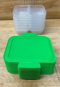 lot 44 image: SISTEMA 870ml Meal Prep Nest It 10 pack