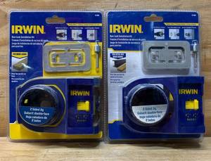 lot 50 image: Irwin Door Lock Installation Kit lot of 2