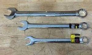 lot 55 image: KT INDUSTRIES Combination Wrench lot of 3