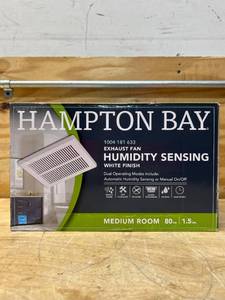 lot 59 image: 80 CFM Ceiling Mount Roomside Installation Humidity Sensing Bathroom Exhaust Fan, ENERGY STAR