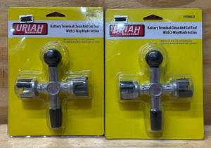 lot 108 image: URIAH Battery Terminal Clean And Cut ToolWith 3-Way Blade Action lot of 2