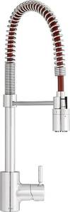 lot 113 image: Gerber Plumbing The Foodie Single Handle Pre-Rinse Kitchen Faucet