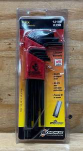 lot 165 image: Metric Hex End Long Arm L-Wrench Set with ProGuard Finish (9-Piece)
