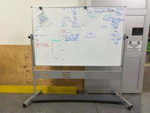 lot 178 image: Large White Board