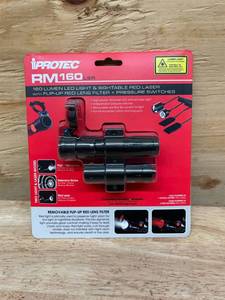lot 193 image: iPROTEC Rail Mount Firearm Light Red Laser 6094 (09252510)