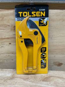 lot 200 image: Tolsen Pipe Cutter PVC 200mm 3-42mm 33100 (0925255.50)