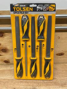 lot 206 image: Tolsen 5pc File Set 32038 (0925259.45)