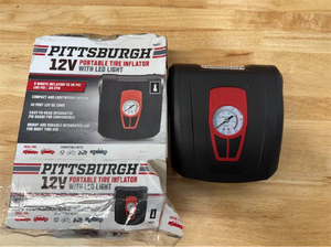lot 234 image: Pittsburgh 12V Portable Tire Inflator (08112513)