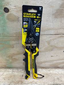 lot 260 image: Stanley FatMax 10 in. Stainless Steel Aviation Snips 18 Ga. 1 pk