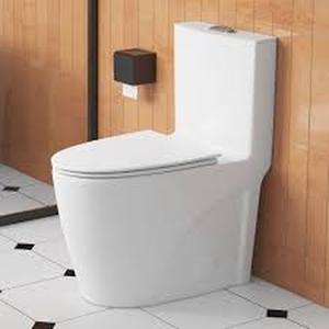 lot 4 image: Eridanus Reno 1-Piece 1.11.6 GPF Siphon Dual Flush Elongated ADA Chair Height Toilet in Crisp White, Seat Included   Customer Returns See Pictures