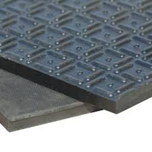 lot 28 image: 16 Pack of  Rubber-Cal Shark Tooth II 12 in. T x 4 ft. W x 6 ft. L Black Heavy Duty Rubber Flooring Mat Customer Returns See Pictures
