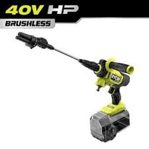 lot 37 image: RYOBI 40V HP Brushless EZClean 600 PSI 0.7 GPM Cold Water Electric Power Cleaner (Tool-Only)     Customer Returns See Pictures