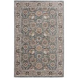 lot 56 image: Home Decorators Collection Reynell Light Blue 6 ft. x 9 ft. ft. Floral Traditional Area Rug    Customer Returns See Pictures