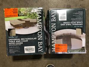 lot 58 image: Lot of Assorted Patio Covers Various Models and Conditions Customer Returns See Pictures