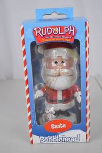 lot 10 image: Rudolph Island of Misfit Toys Santa Bobblehead in Box