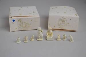 lot 85 image: Snowbabies Miniatures Penguin Parade and Helpful Friends Sets