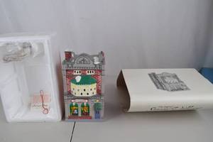 lot 92 image: Department 56 Snow Village Antique Shop Ceramic Building with Box