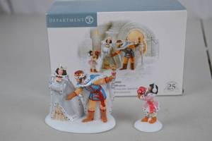 lot 108 image: Department 56 King and Queen Figurine Set Limited Edition