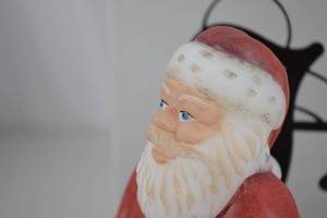 Fenton Handpainted Santa Figurine, Limited Edition, 8 Inches
