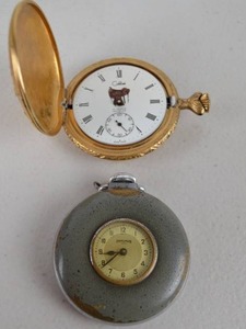 lot 141 image: Colibri Swiss Made Pocket Watch and Ingraham Pocket Watch Lot