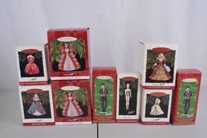 lot 209 image: Hallmark Barbie Keepsake Ornament Collection - 9 Boxed Pieces