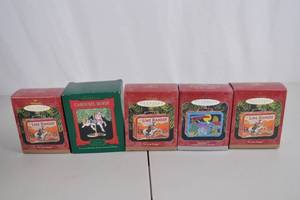 lot 211 image: Hallmark Keepsake Ornaments Lot - Lone Ranger, Superman, Carousel Horse