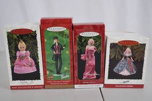 lot 226 image: Hallmark Keepsake Ornament Lot - Barbie, Marilyn Monroe, Cinderella