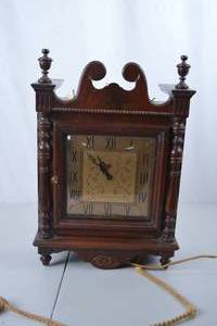 lot 393 image: NuTone Lexington Model CH-4600 Electric Mantel Clock
