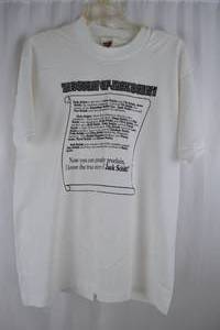lot 402 image: Fruit of the Loom The Story of Jack Schitt Novelty T-Shirt Size Large