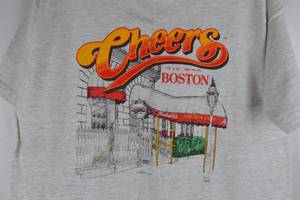 lot 403 image: 1994 Cheers Boston T-Shirt Large Sof Tee Tee Jays