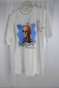 lot 410 image: George Jones No Show 2004 Autographed T-Shirt, Size L