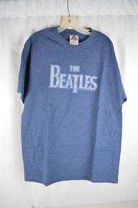 lot 424 image: The Beatles Denim Heather Tee Large Alstyle NWT