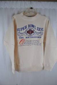 lot 427 image: Nutmeg Mills Super Bowl XXVI Crewneck Sweatshirt Size M
