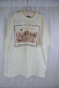 lot 429 image: 1992 Hanes Beefy-T Rocky Mountain Bareback Rider XL T-Shirt, Signed