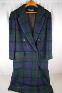 lot 439 image: Fairbrooke Womens Wool Plaid Overcoat Size 10