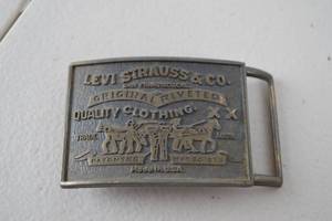 lot 473 image: Levi Strauss Co. Original Riveted Belt Buckle