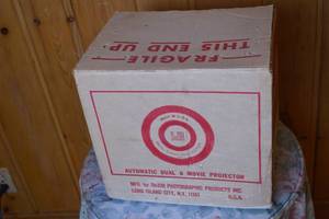 lot 494 image: DeJur Eldorado Dual 8mm Movie Projector Model 888AZ in Box